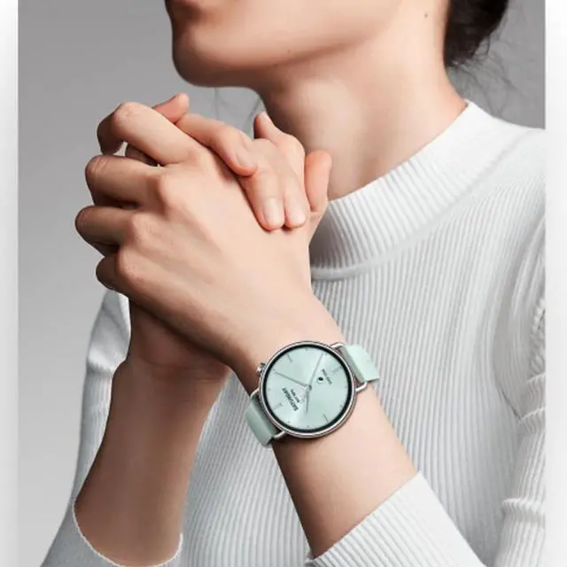 Alt view image 2 of 6 - Watch S4 41mm Smartwatch 1.32-inch High-Brightness AMOLED Display, 8-Day Battery Life, Health Monitoring, Sleep Reports, Fall Detection, 150 Sports Modes, IP54 Splash Resistance Green