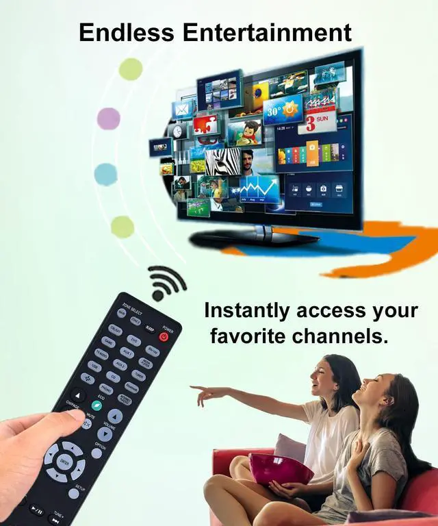 Alt view image 5 of 6 - Remote Control Replacement for Denon AVR-S960H RC-1257 AVR-X2100W RC-1226 AVR-X1800H AVR-X2600H DRA-900H AVR-S930H RC-1239 AVR-X1400H Home Theater AVR AV Receiver