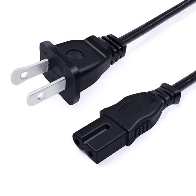 Alt view image 5 of 6 - 8ft AC Power Cord Replacement for Bose Wave Music System IV 2 Prong AC
