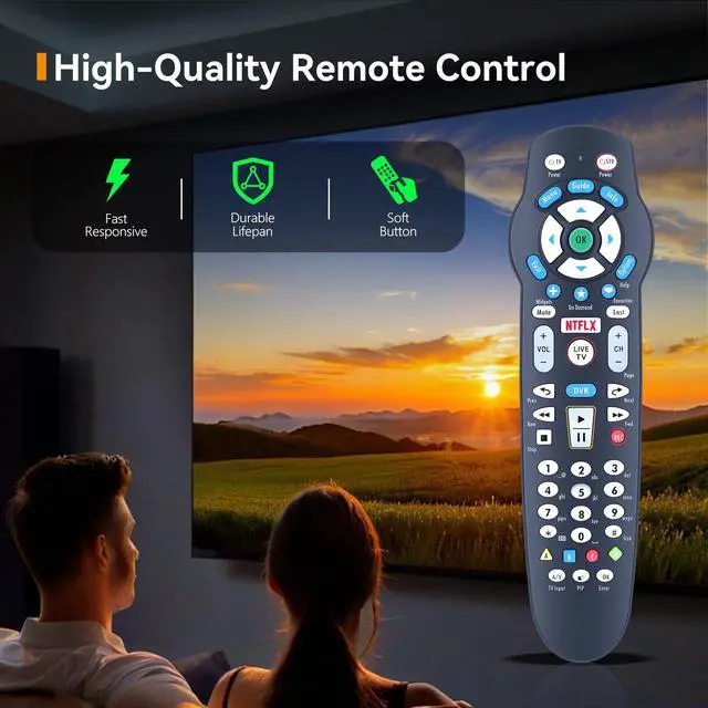 Alt view image 3 of 7 - New Remote for Verizon Fios P265v 3.1 RC2655101/02B Frontier Cable Box TV