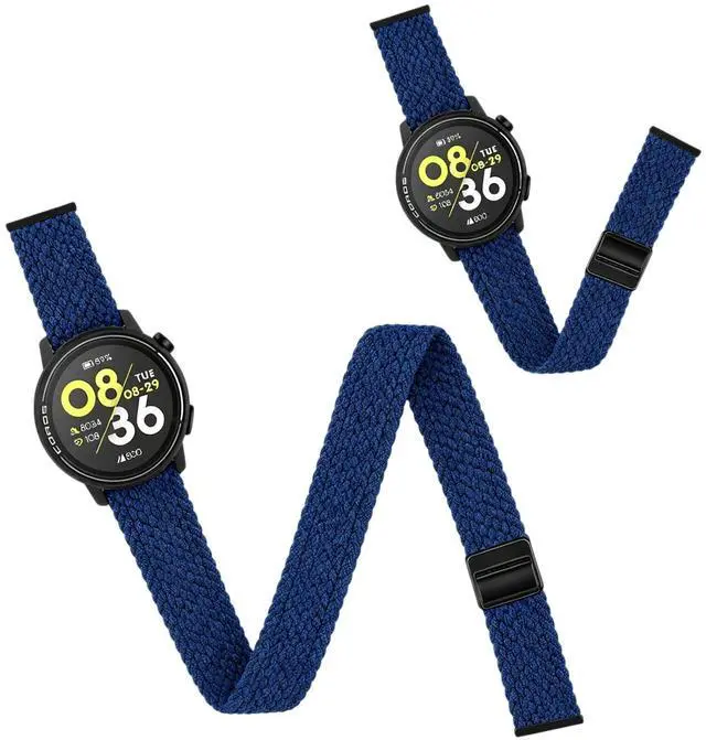 Main image of 2 Pack Ankle & Arm Compatible with COROS Pace 4/3/Pace Pro Strap Band | Stretchy Nylon Magnetic Clasp Watch Band Quick Release, For COROS Apex 2 Pro/Pro/4 42mm/46mm for Men Women length 22-38CM