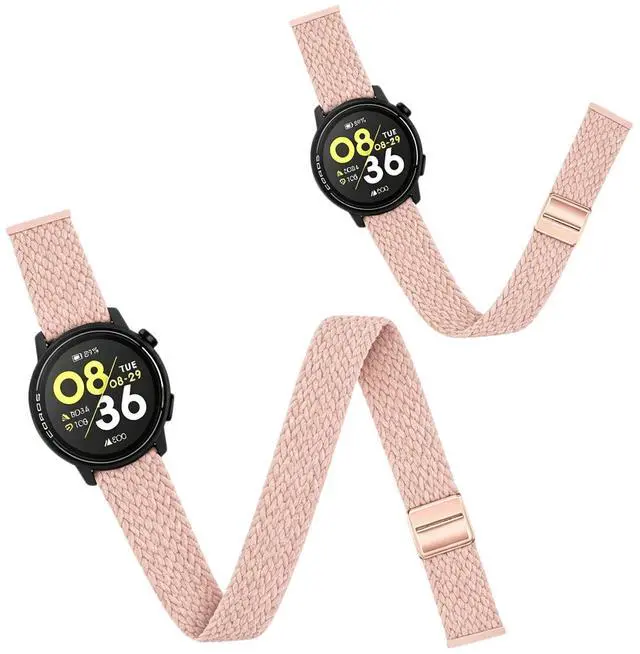 Main image of 2 Pack Ankle & Arm Compatible with COROS Pace 4/3/Pace Pro Strap Band | Stretchy Nylon Magnetic Clasp Watch Band Quick Release, For COROS Apex 2 Pro/Pro/4 42mm/46mm for Men Women length 22-38CM
