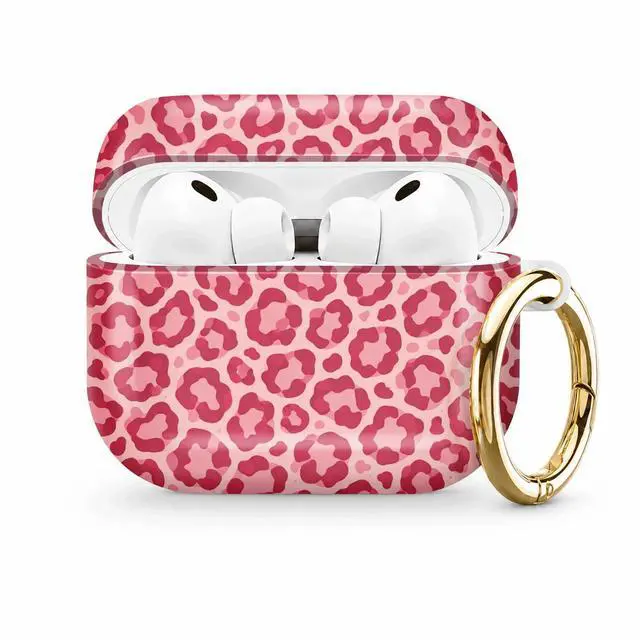 Main image of Compatible with AirPod Pro 3 Case (2025), Stylish Pattern Protective Cover with Keychain, Shockproof Anti-Drop TPU Case for Women and Men(Pink Spot)