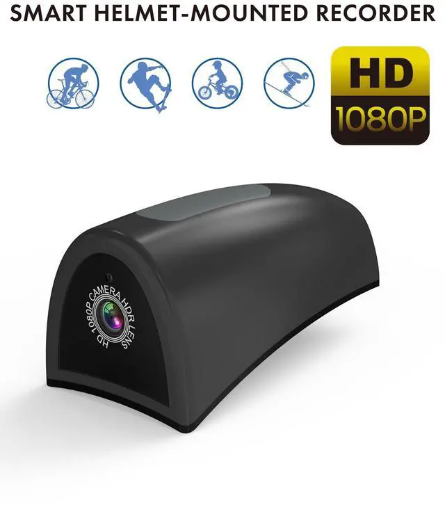 Alt view image 6 of 6 - Helmet Camera for Daily Recording - 720P Waterproof Sports Cam, Soft Magnetic Installation, Ideal for Biking, Cycling & Casual Outdoor Life, Black