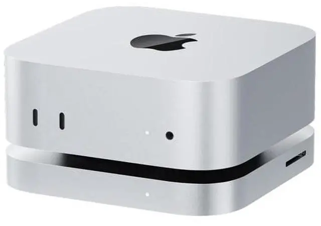 Main image of 80Gbps Thunderbolt 5 Mac mini M4 Dock & Stand with M.2 PCIe SSD 8TB Storage Expansion, 2 USB A 5Gbps, SD4.0 Card Reader for Mac mini M4/ M4 Pro
