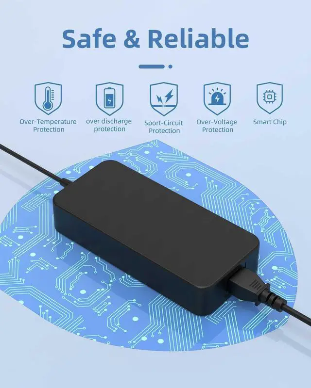 Alt view image 4 of 7 - 230W Stealth Charger Compatible with MSI GS65, GS66 and More, Including Chicony A17-230P1A, A12-230P1A for Creator 15, 17 Stealth Gaming Laptops, Power Adapter Supply Cord