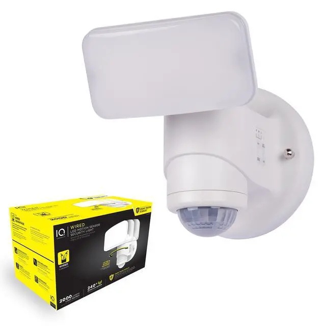 Alt view image 7 of 7 - Wired Motion Security Light with Dynamic Tracking Technology, 2000 Lumens LED, 240° Sensor, White, 50 ft Range