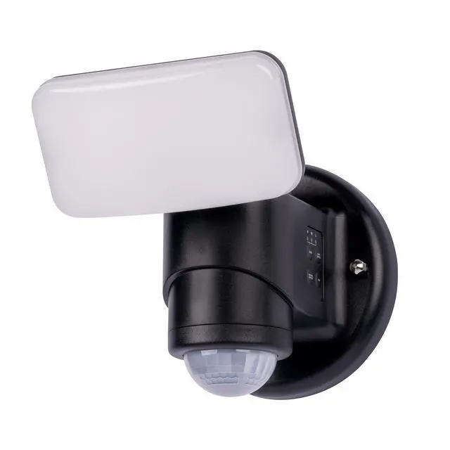 Alt view image 6 of 7 - Wired Motion Security Light with Dynamic Tracking Technology, 2000 Lumens LED, 240° Sensor, 50 ft Range (Black)
