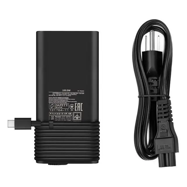 Alt view image 4 of 6 - 100W USB Type C Charger Compatible with Dell xps 14 16 da14260 da16260 Pro Max 14 16 MC16255 MC14255 MC14250 MC16250 Pro 16 14 13 Plus d HA100PM240 DA100PM230 Adapter