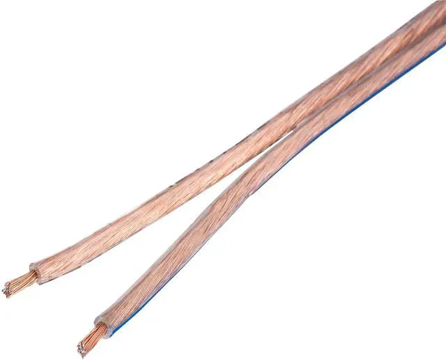 Alt view image 4 of 4 - Speaker Wire 14 Gauge 14/2 Conductors CCA (Copper Clad Aluminum) Transparent Low Voltage Clear Cable for Home Theater, Car Audio, LED and More 50ft