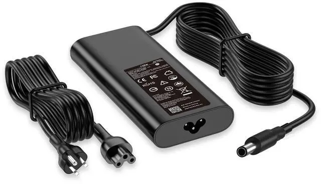 Main image of 130W Laptop Charger 4.5mm Compatible with Dell XPS 15 7590 9530 9550 9560 9570 Compatible with Precision M3800 M2800 5510 5520 5530 5540 HA130PM130 DA130PM130 Laptop Power Supply Cord