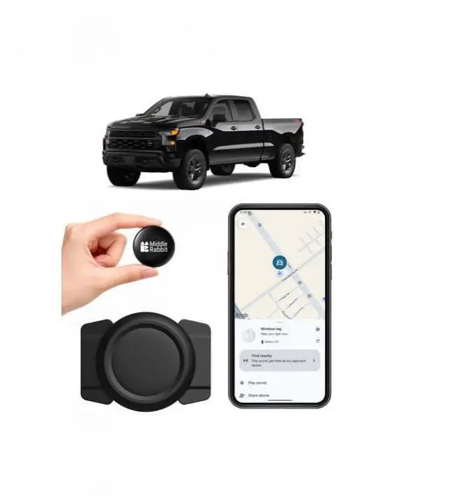 Main image of GPS Tracker for Vehicles (Android Only) Car Finder, Tracking Smart Tag for Car, Android Airtag for Kids, Compatible with Google Find Hub App, No Subscription