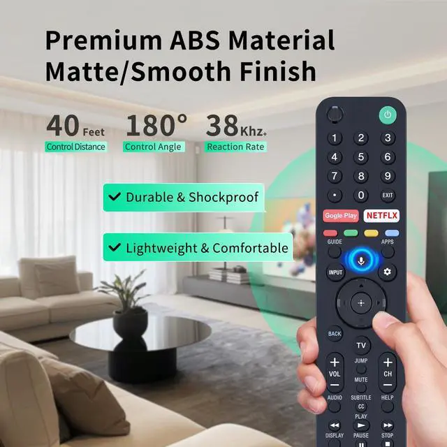 Alt view image 5 of 7 - RMF-TX500U Replacement Remote Control for Sony TV | For SONY RMF-TX500U Replacement TV Remote Control