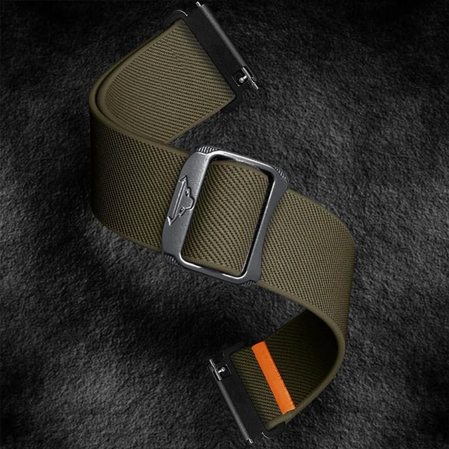 Alt view image 5 of 5 - Nylon Bands Compatible with Suunto Ocean/Race/Race S/Vertical/5 Peak/9 Peak Pro Men&Women, Adjustable Sport Breathable Trail Loop+Alpine Loop Bands Replacement Wristbands for Suunto Race Smartwatch