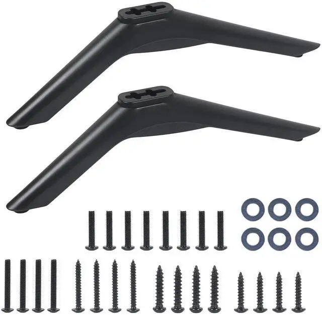 Main image of 1Pair Replacement TV Feet Compatible with 32-80 Inches Samsung | Compatible with TCL Smart TV,Compatible with Roku,Compatible with LG & Hisense & Vizio Tabletop TV Stand Legs,Screws Included