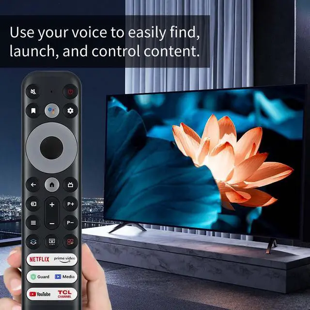 Alt view image 3 of 7 - Replacement Remote Control Only for TCL Google TV QM6K/QM7K/QM8K/Q5/Q6/Q65/Q7/QM7/QM8/S3/S4/S5/NXTVISION Series 4K UHD HDR LED QLED QD-Mini LED Full-HD Smart TVs RC902