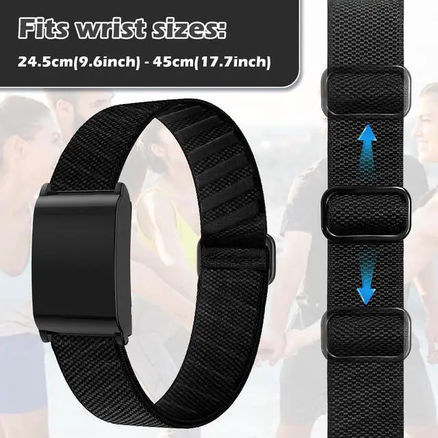Alt view image 5 of 7 - Nylon Sport Bicep Bands with Case for Whoop One/Peak/5.0/4.0/3.0 Band | Not for Whoop 5.0 MG/Life, Stretchy Breathable Replacement Arm/Ankle Straps for Whoop Bicep Band 5.0, Bands for Men Women