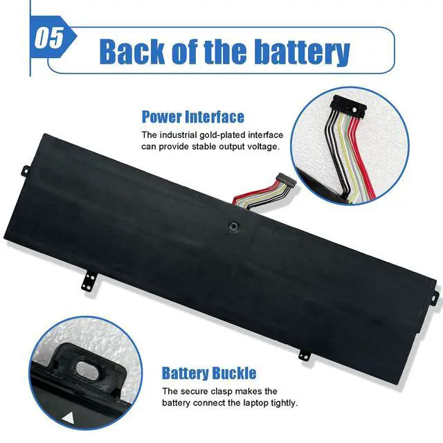 Alt view image 6 of 6 - L21M4PE3 Laptop Battery Compatible with Lenovo IdeaPad Yoga 7 16IAP7 14IAL7 14ARB7 82QG Series Notebook SB11F38368 5B11F38367 L21B4PE2 SB11F38373 5B11F38379 L21L4PE0 SB11F38382 71Wh 4623mAh