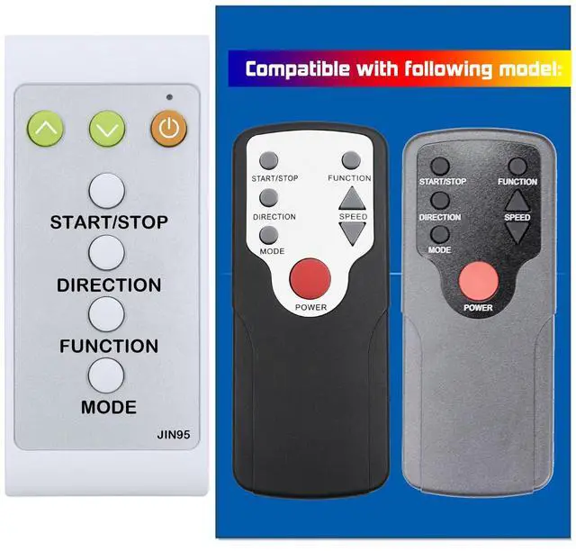 Main image of Replacement Remote Control for Under Desk Elliptical Machine Seated Elliptical Pedal Ellipse Leg Exerciser, Same with The Right One in The Item Picture, with Oversized Buttons