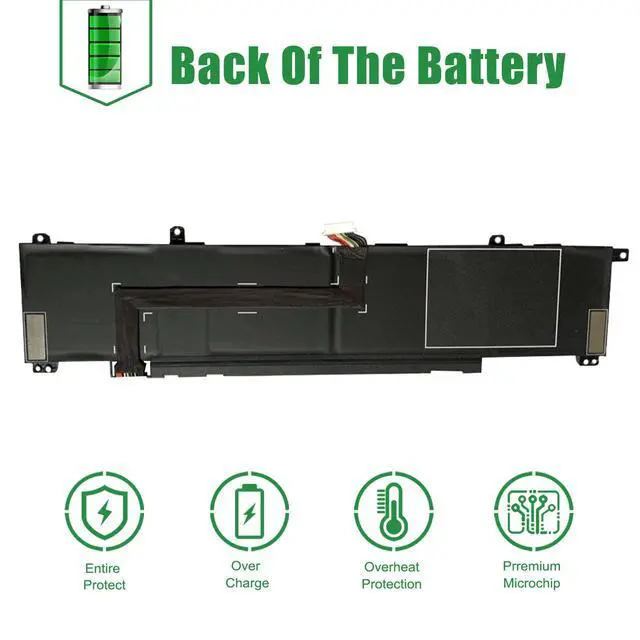 Alt view image 6 of 6 - WK04XL M39179-005 Laptop Battery Replacement for Hp Omen 7 16-B0000TX 16-B0001TX 16-B0002TX 16-B0003TX 16-B0004TX 17-CK0000TX 17-CK0001NL Series HSTNN-OB2C M38822-AC1 15.4V 70.07Wh