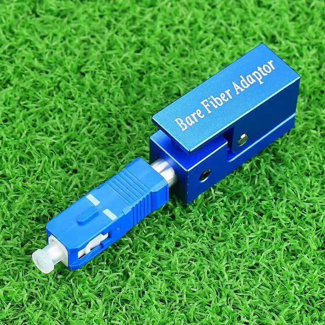 Alt view image 2 of 7 - Fiber Optic Adapter SC/UPC Square Type Bare Fiber Adapter Coupler for Fiber Connection