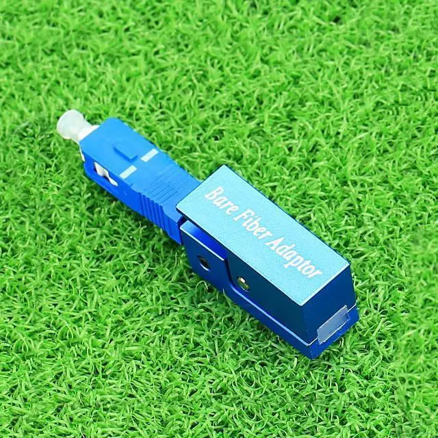 Alt view image 6 of 7 - Fiber Optic Adapter SC/UPC Square Type Bare Fiber Adapter Coupler for Fiber Connection