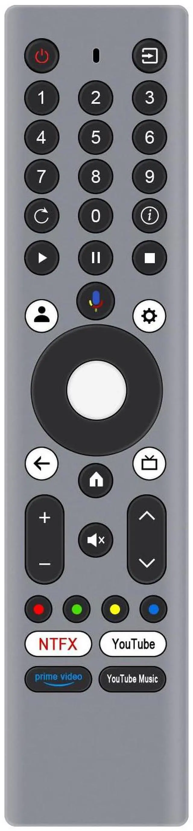 Main image of New RM-C3293 Replacement Voice Remote Control Fit for JVC 4K Smart TV | RMC3295 RM-C3295 RMC3295 with Voice Function