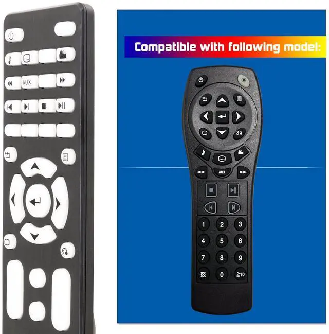 Main image of Replacement Remote Control for Chevrolet Suburban 1500 Rear Entertainment DVD 2007 2008 2009 2010 2011 2012 2013 2014 (GM & ACDelco Part# 20929305)
