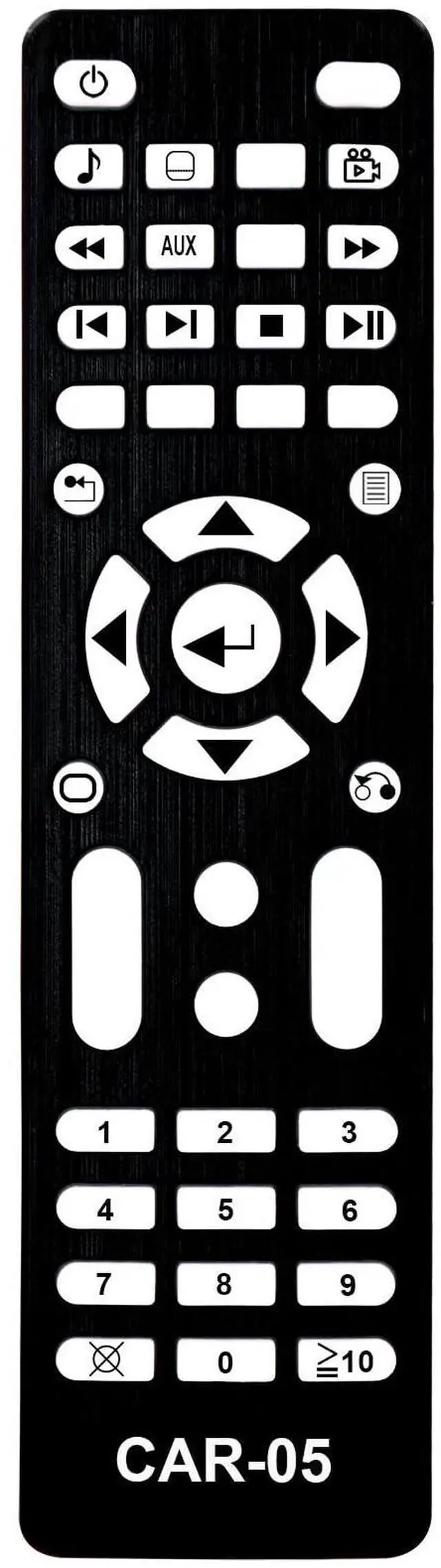 Alt view image 3 of 7 - Replacement Remote Control for Chevrolet Traverse Rear Entertainment DVD 2009 2010 2011 2012 2013 2014 2015 2016 2017 (GM & ACDelco Part# 20929305)