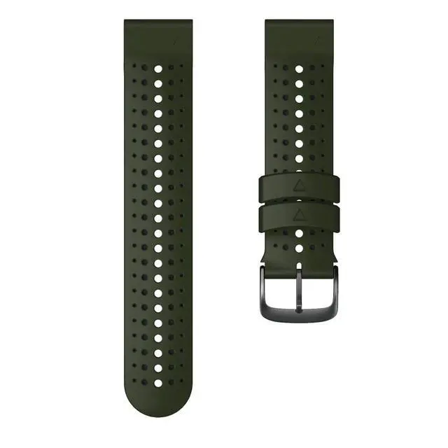 Alt view image 2 of 7 - Silicone Quick Fit 22mm Watch Bands for Garmin Instinct 3 45mm / Fenix 8 47mm / Fenix 7/6/ 5, Soft Sport Skin-Friendly Waterproof Wristband Strap for epix Pro/Approach S70 (47mm)