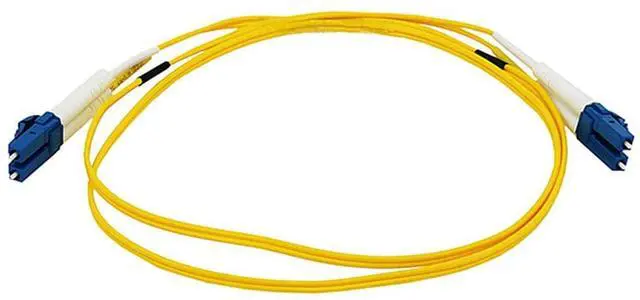 Alt view image 2 of 2 - Fiber Optic Cable - LC to LC, 9/125 Type, Single Mode, Duplex, 20 Meter, Yellow