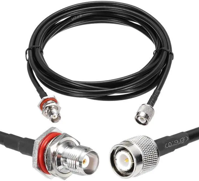 Main image of 10ft/3M RG58 TNC Coaxial Cable, 50 Ohm, Low Loss, Suitable for CB Radio, GPS Antenna, Wi-Fi Radios, RF Device