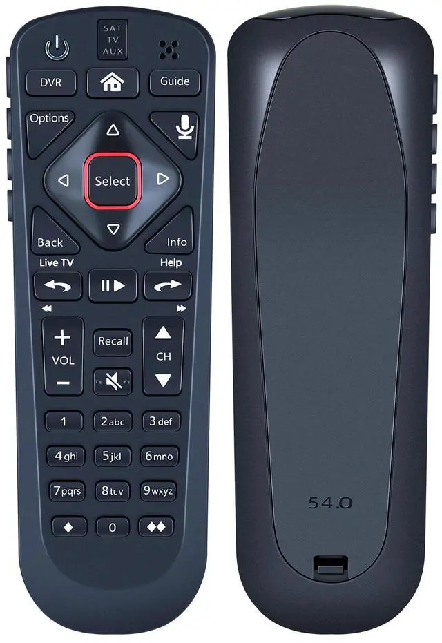 Main image of Replacement Remote for Dish Network 54.0 UHF The Hopper TV Box | Easy pairing,Responsive control
