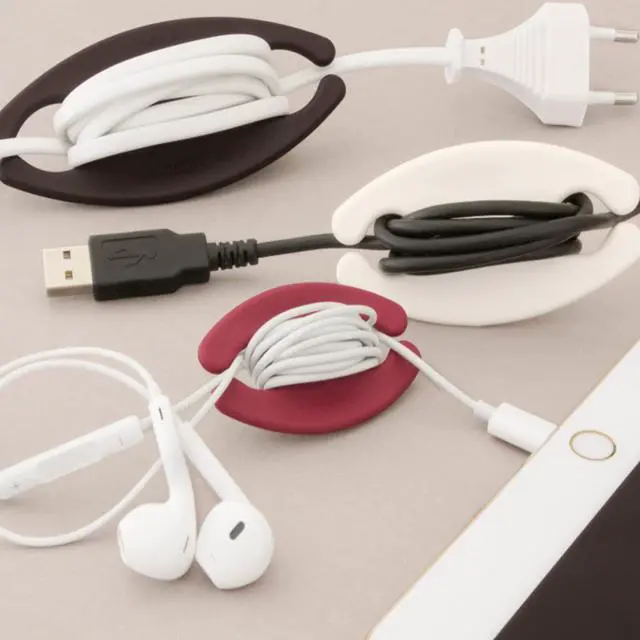 Alt view image 4 of 6 - Cord Wrap & Organizer | Desk Cable Management | Medium 3 Pack