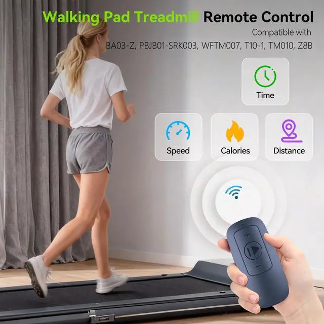 Alt view image 2 of 7 - Replacement Remote Control for Superun Walking Pad Treadmill BA03-Z PBJB01-SRK003 CT05 BA06, for Wellfit WFTM007 T10-1 TM010, for DAEYEGIM Z8B