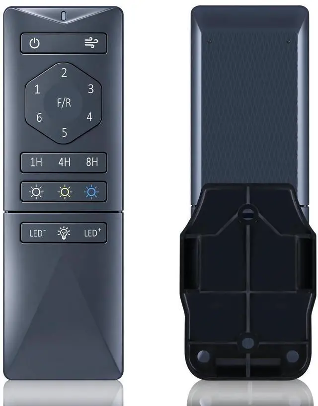 Main image of Replacement Remote Control for WINGBO 60" Ceiling Fan with Light, Models SYCF6016 SYCF6014 SYCF6006, 6 Speed Control, Dimmable & Forward/Reverse