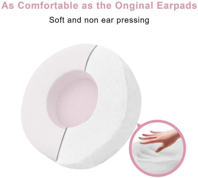 Alt view image 4 of 6 - Solo 4 Ear PadsReplacement earpads Cushions Compatible with Beats Solo 4 On-Ear Headphones (Cloud Pink)