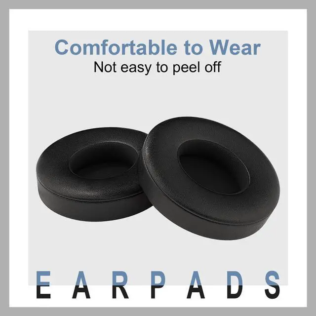 Alt view image 5 of 6 - Solo 4 Ear PadsReplacement earpads Cushions Compatible with Beats Solo 4 On-Ear Headphones (Black)