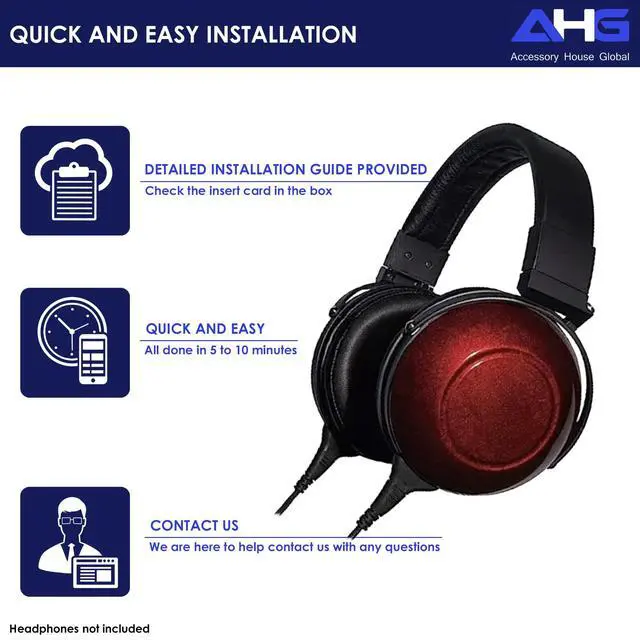 Alt view image 4 of 5 - Sheepskin Ear Pads Compatible with Fostex TH-600 TH-610 TH-900 T60RP T50RP T40RP Massdrop TH-X00 TR-X00 Denon AH-D2000 D5000 D7000 AH-D5200 D7200 D9200 + Hifiman Headphones