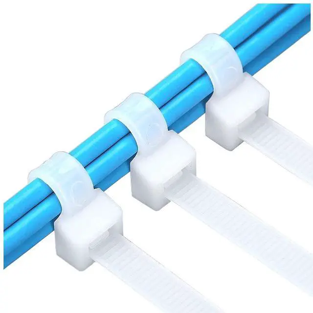Alt view image 3 of 6 - 24 inch Zip Ties Heavy Duty outdoor use Extra Long Cable Ties White 100 pcs 120 lbs thick plastic Ziptie