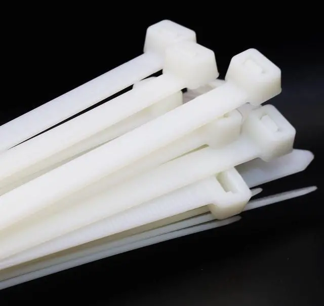 Main image of 24 inch Zip Ties Heavy Duty outdoor use Extra Long Cable Ties White 100 pcs 120 lbs thick plastic Ziptie