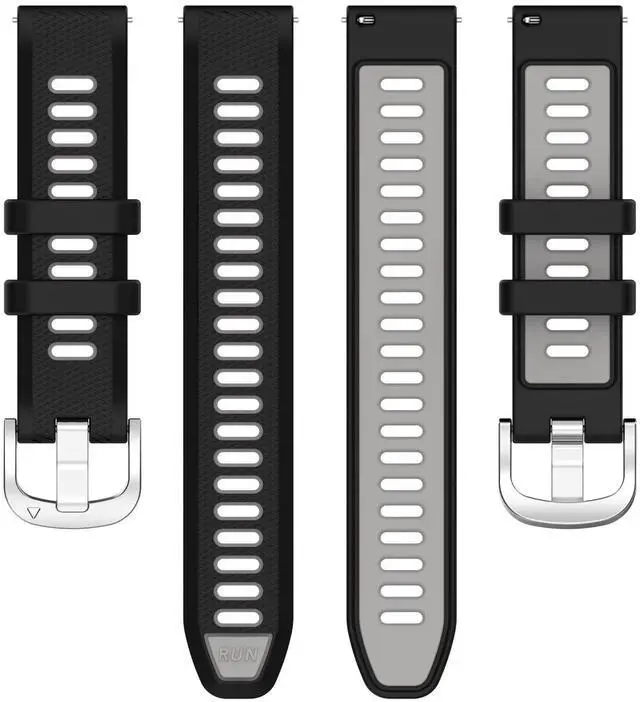 Alt view image 5 of 7 - Replacement Sport Strap for Garmin Forerunner 265S/ 255S/ 255S Music/Venu 3S/Venu 2S Watch Bands for Women&Men 18MM Breathable Silicone Wristbands Adjustable Quick Release Band Accessories