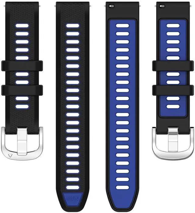 Alt view image 6 of 7 - Replacement Sport Strap for Garmin Forerunner 265S/ 255S/ 255S Music/Venu 3S/Venu 2S Watch Bands for Women&Men 18MM Breathable Silicone Wristbands Adjustable Quick Release Band Accessories