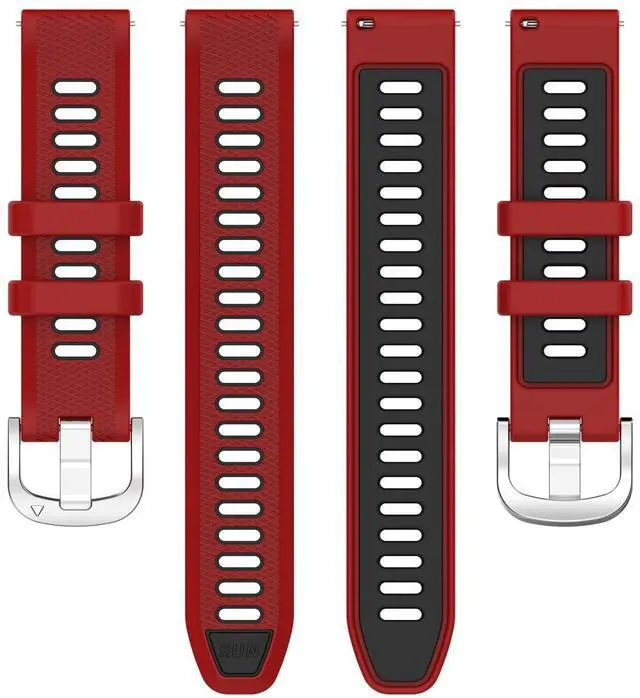 Alt view image 7 of 7 - Replacement Sport Strap for Garmin Forerunner 265S/ 255S/ 255S Music/Venu 3S/Venu 2S Watch Bands for Women&Men 18MM Breathable Silicone Wristbands Adjustable Quick Release Band Accessories
