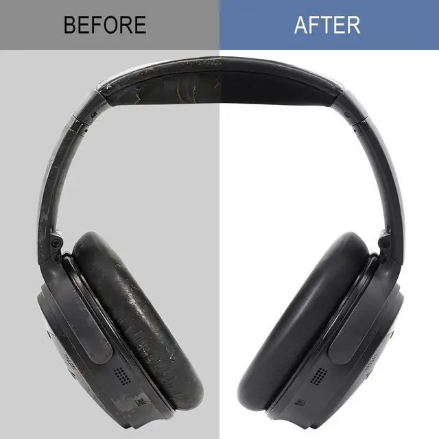 Alt view image 7 of 7 - Replacement Kit for for Bose QC35 & QC35 ii (QuietComfort 35 II)-Black | Ear Pads Cushions + Headband, Extra Comfort, Repair Part, Easy DIY Installation with Tool