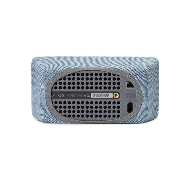 Alt view image 3 of 7 - Speaker Cover for Sonos Play 3 - Stone Blue | Custom Fit Speaker Cover | Premium Knitted Fabric with Acoustic Transparency