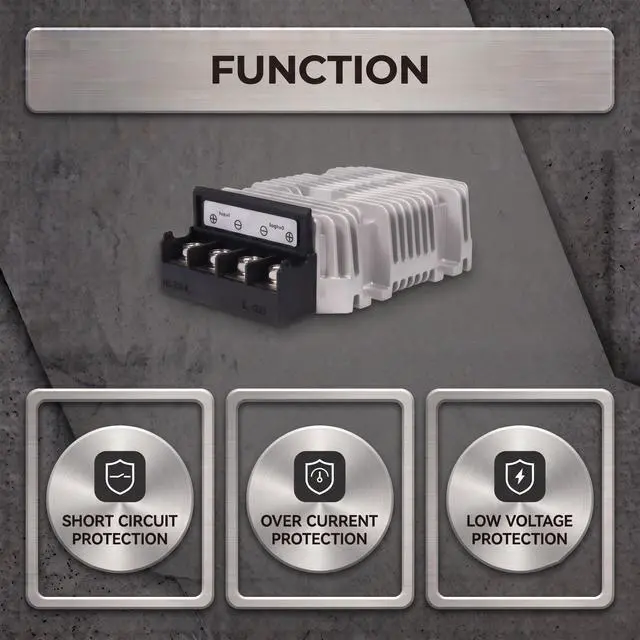 Alt view image 5 of 6 - 24V to 12V Buck Converter 60A 720W DC-DC Power Step Down Converter