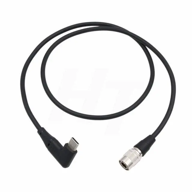 Main image of PD QC Power Bank 12V USB C to Hirose 4 Pin Power Cable for Zoom F4 F8 F8N Pro Audio Recorder Right Angle 90-Degree 60cm
