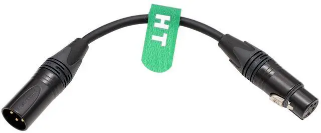 Alt view image 6 of 6 - XLR 4 Pin Female to XLR 3 Pin Male Power Cable Adapter for Battery ARRI Alexa RED Canon Sony Camera Light 24V 20cm
