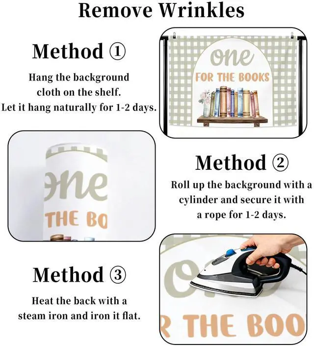 Alt view image 7 of 7 - One for the Books 1st Birthday Decorations Chapter One Backdrop Banner | Chapter One Birthday Decorations First Chapter Birthday Party Decor Reading Book First Chapter Birthday Party Supplies